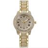 6/1 STÜCK Damenuhr Luxuriös Elegant Legierungsuhr Kristall Armbanduhr für Damen Geschenk Quarzuhr Legierung Strass Armband Montre