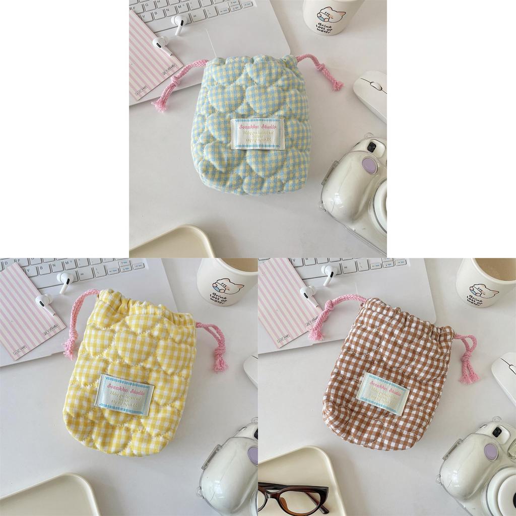 Modern Quilted Heart Pattern Camera Case With Padded Design For Outdoor Travel Storage