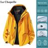 La Chapelle Women's 3-in-1 Waterproof Windproof Hooded Jacket