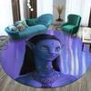 Disney Film The Avatar Printed Round Floor Mat Bedroom Living Room Sofa Chair Kitchen Door Carpet Decor Non-slip Rug