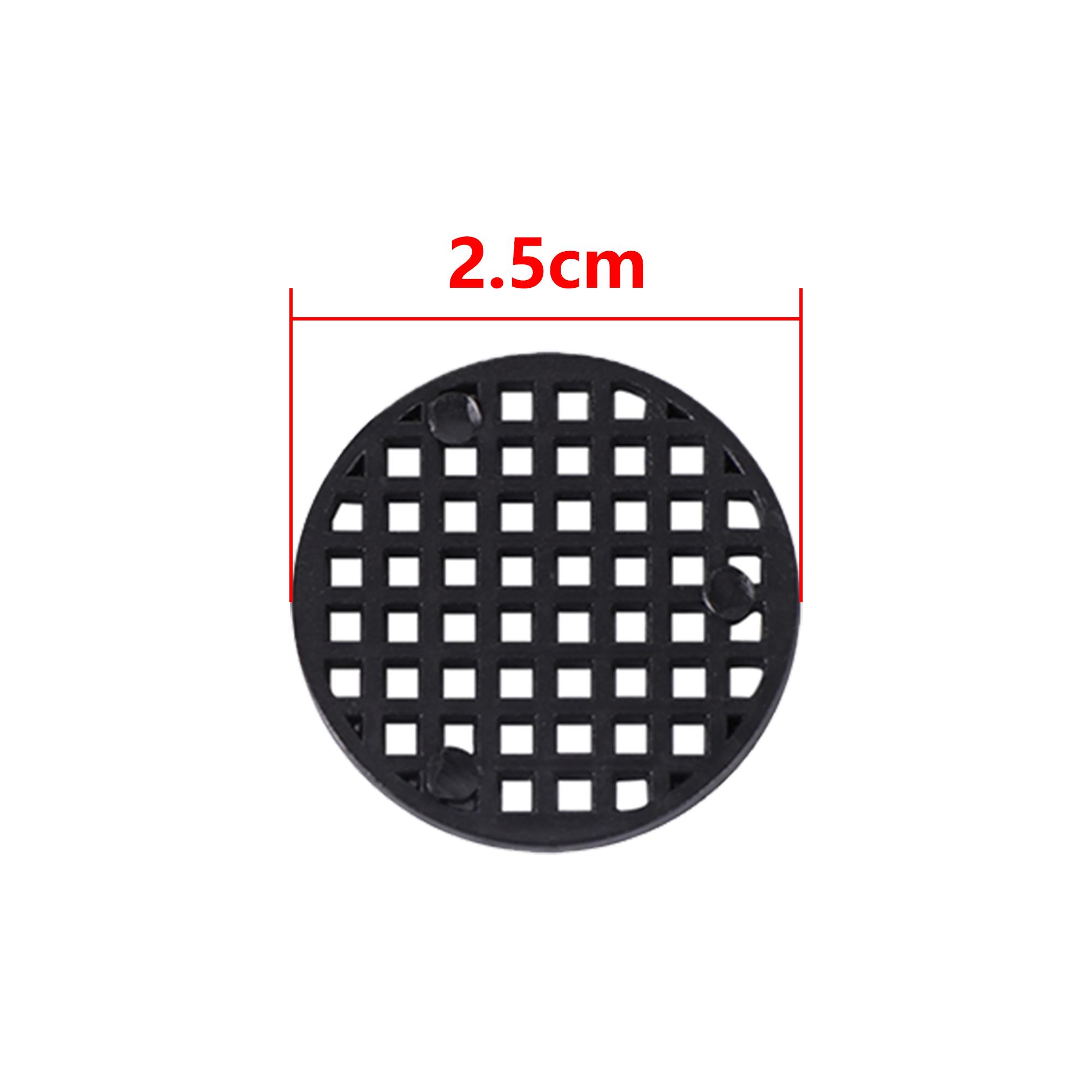 50 шт. Пластиковая сетка для дренажных отверстий цветочного горшка, круглая сетка для дна горшка бонсай 2,5/4,5/7,5 см, круглая пластиковая дышащая сетка для дна цветочного горшка