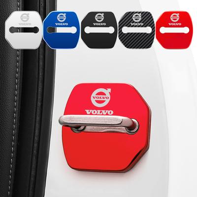 4x Car Door Lock Cover For XC60 XC90 S60 V50 V60 V70 V90 S90 Accessories Styling Lock Protective Cover Shell