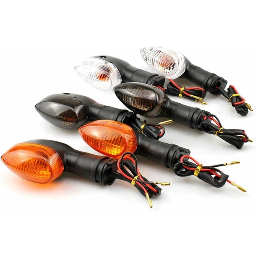 2PCS Motorcycle Turn Signal Light Indicator Lamp Compatible With YAMAHA YZF R1 R6 R125 R25 R3 FZ-6N XJ6 Front Back Blinker Blub Universal(Yellow)