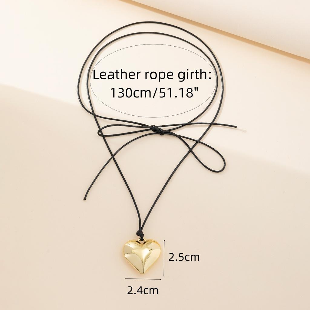 Diy Jewelry Goth Black Velvet 25mm Heart Pendant Choker Necklace for Women Weave Knotted Bowknot Adjustable Chain Jewelry