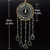 [Natural Gemstone Dream Catcher] Natural Green Gemstone 1pc Dream Catcher - Wind Chimes, Sun Catchers, Home Decor