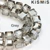 Wholesale 98Pcs Square Crystal Glass Beads DIY Handmade Jewelry Accessories Loose Beads for Crafts and Hair Jewelry
