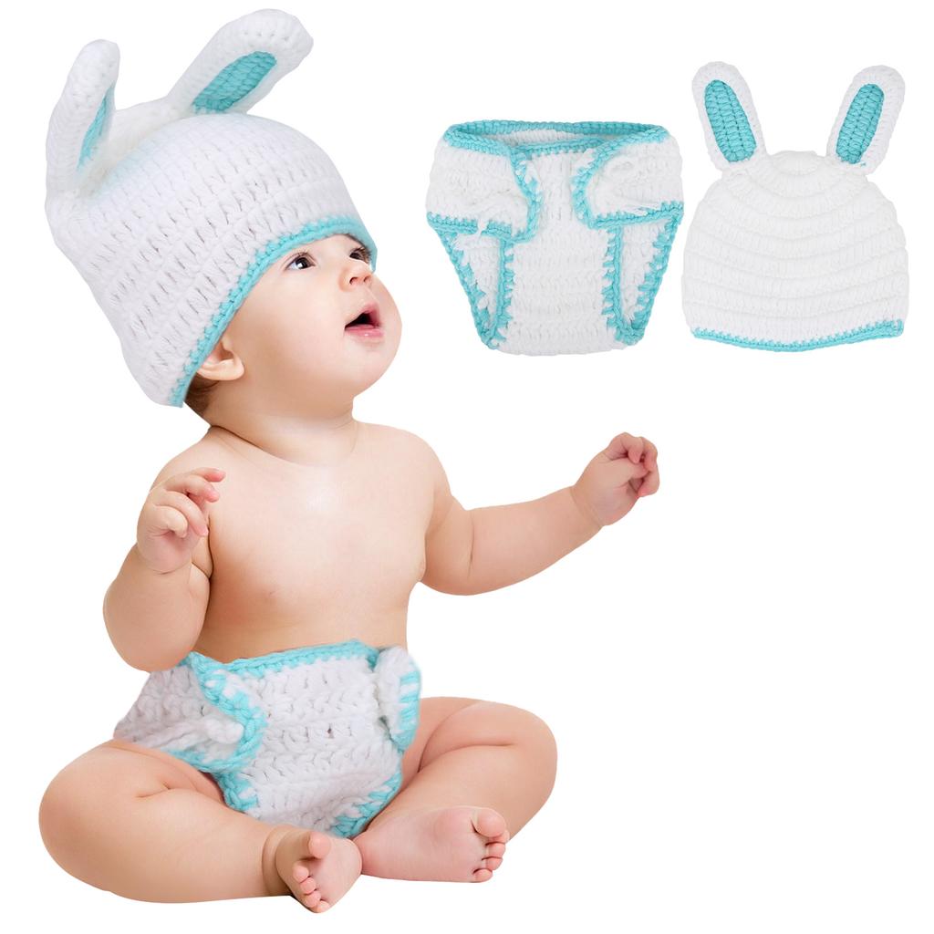 Newborn Baby Photography Props Cute Shape Photo Costume Infants Hat Pants
