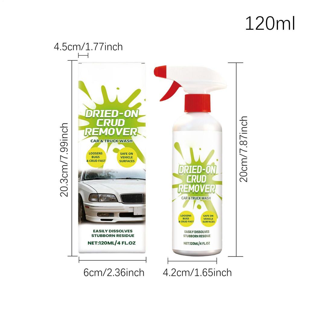 Car Window Cleaner 120ml All Purpose Detailing Supplies Car Stain Remover For Motorcycle Maintenance Garage Tire Paint Surfaces
