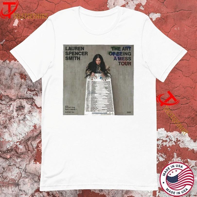 

Lauren Spencer Smith THE ART OF BEING A MESS TOUR Shirt S5XL CL165 Unisex T-Shirt L