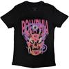Polyphia T-shirt Cercle Crâne P Noir Nouveau