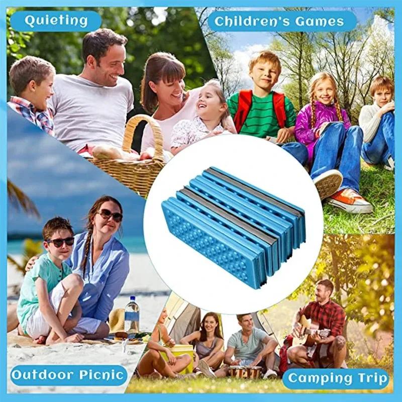 Honeycomb Massage Mat 6-Fold Cushion Outdoor Hiking Camping Training Park Foldable Pillow Picnic Sitting Moisture-proof Pad