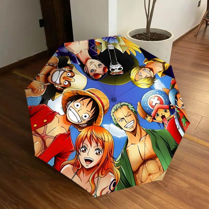 

1pc One Piece Automatic Umbrella | Portable Foldable 8-Rib Manual Open, Casual Accessory, Durable Canopy yy250905049