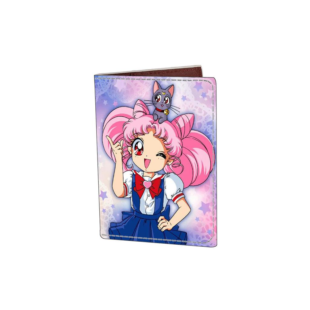 Beautiful Girl Travel Passport Bag Student Passport ID Holder