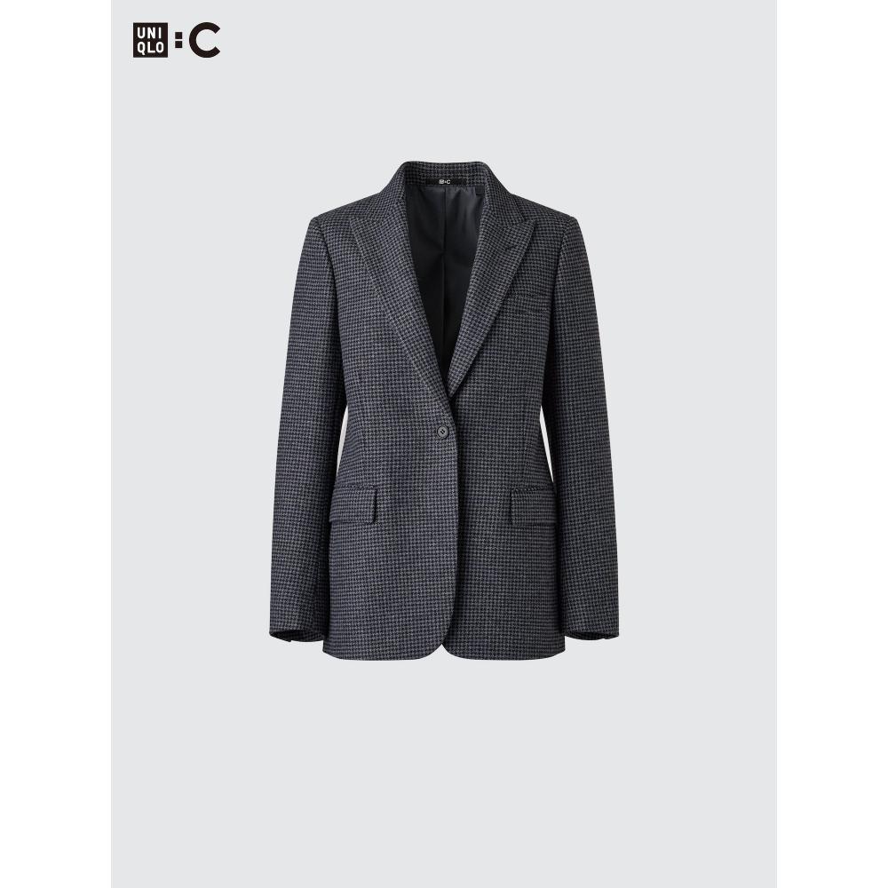 Uniqlo Japan Tweed Tailored Jacket