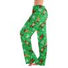 Damen Pyjamahose Nachtwäsche Lässige Hose mit Kordelzug und elastischer Taille Bequeme gerade lockere Yogahose