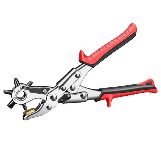 Yousheng Multi-purpose Punching Pliers Heavy Duty Faux Leather Hole Punch Belts Bands Shoes Straps Dog Collars Fabric DIY Craft Projects Puncher Tool