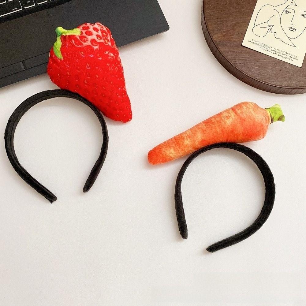 Hotdog Hair Hoop Bone Imitation Vegetable Hairband Funny Hair Clip Hairpins Party Hair Accessories