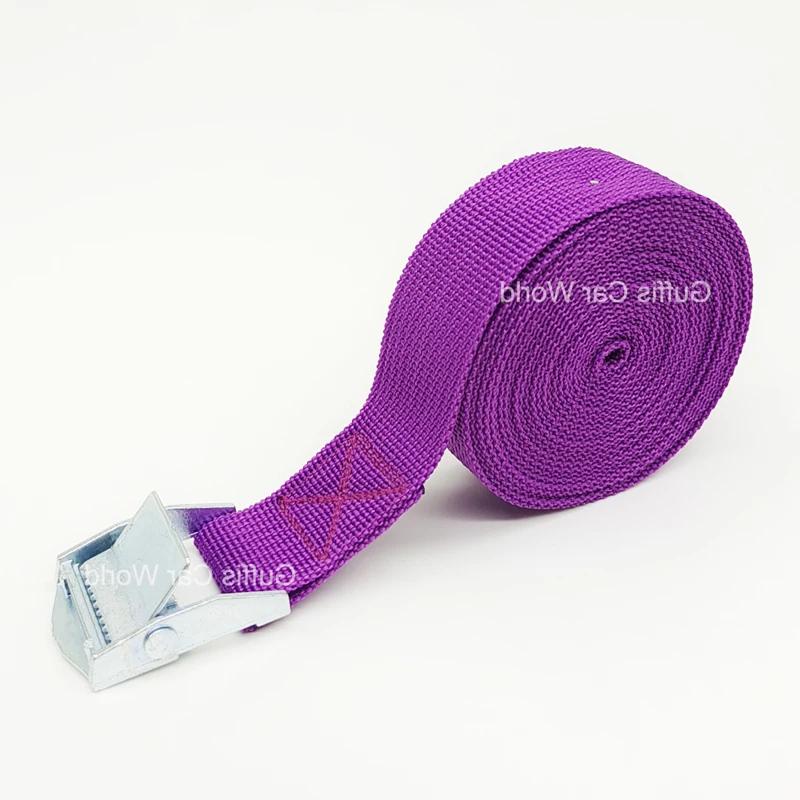 3M Nákladové popruhy s přezkou Upevňovací popruh pro motocykl, auto, jízdní kolo Kovové tažné lano Silný ráčnový upevňovací popruh pro zavazadla