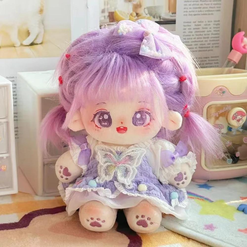 Bambola Kawaii 20cm Cambia Vestiti Nessun Attributo Corpo Robusto Personalizzazione Cosplay Cane Cartone Animato Amore Stella Bambola Giocattolo Collezione Regalo