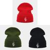 Skull Embroidered Knit Hat For Men Women Fall Winter Fashion Beanie With Sun Protection And Warmth