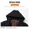 Winter Fashionable Hooded Cotton Jacket with Fleece, Thickened & Trendy, Available for Bidding