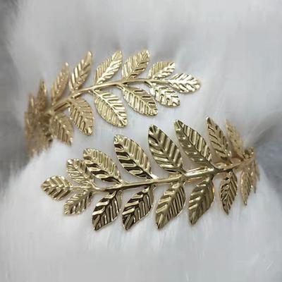 Yousheng Leaf Tree Bracelet Upper Arm Cuff Armlet Bangle Bracelet Opening Adjustable Armband Bracelet Festival Jewelry Gift