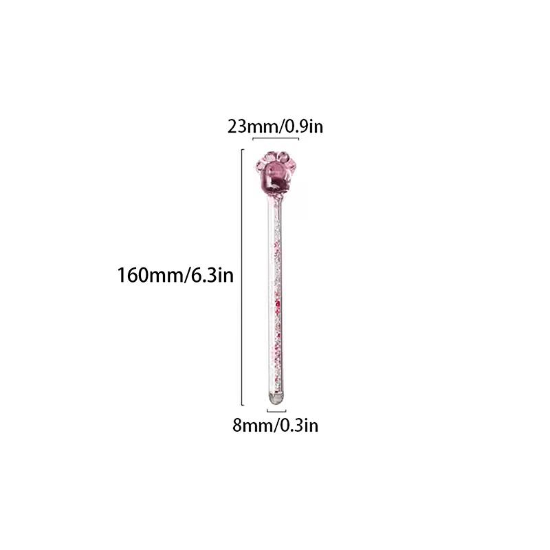 

Вишневый цветок, кошачий коготь, звезда, алмазная палочка для размешивания, блестящая стеклянная палочка, в форме сердца, в форме вишни, мешалка, принадлежности для напитков Cat paw S