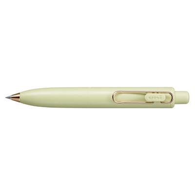Mitsubishi Uni-ball One P Gel-Stift, Roségold, 0,38 mm, Birngrün, Modell UMNSPG38.76
