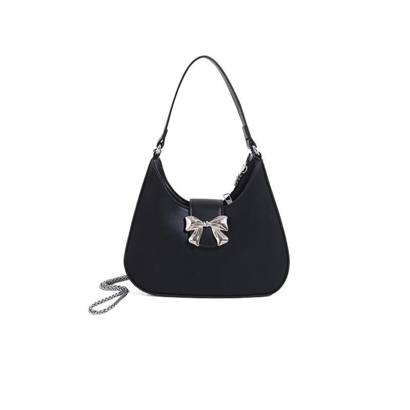 Chic Minimalist Women's Pu Handbag Elegant Spring Edition Ins Style Shoulder Bag