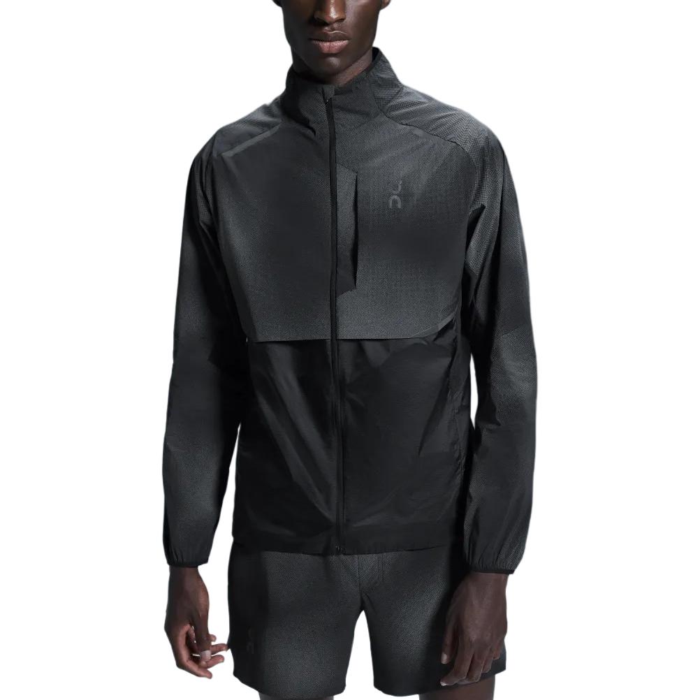 

Куртка для погоды Lumos Логотип Воротник-стойка Молния Светоотражающая Защитная куртка Мужская куртка Черная 1ME30270553 L