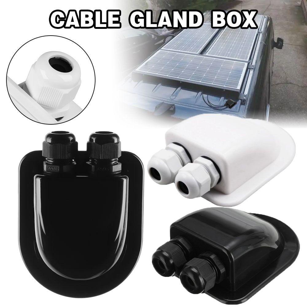 

Двохотвірний вигнутий кабельний роз єм, міцний водонепроникний бокс для введення кабелю в автофургон White