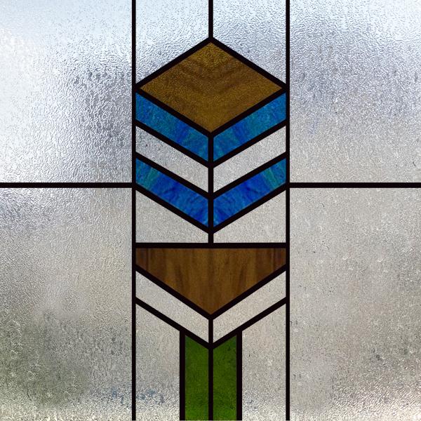 

Custom Size Prairie Static Cling Stained Glass Film Frosted Window Decals for Privacy Home Decor Sticker for Living Room Home (as the picture,30X30cm)