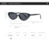 Rivets Brown Fashion Cat Eye Sunglasses for Women Brand Designer Retro Sun Glasses Female Shades UV400 Purple Eyewea