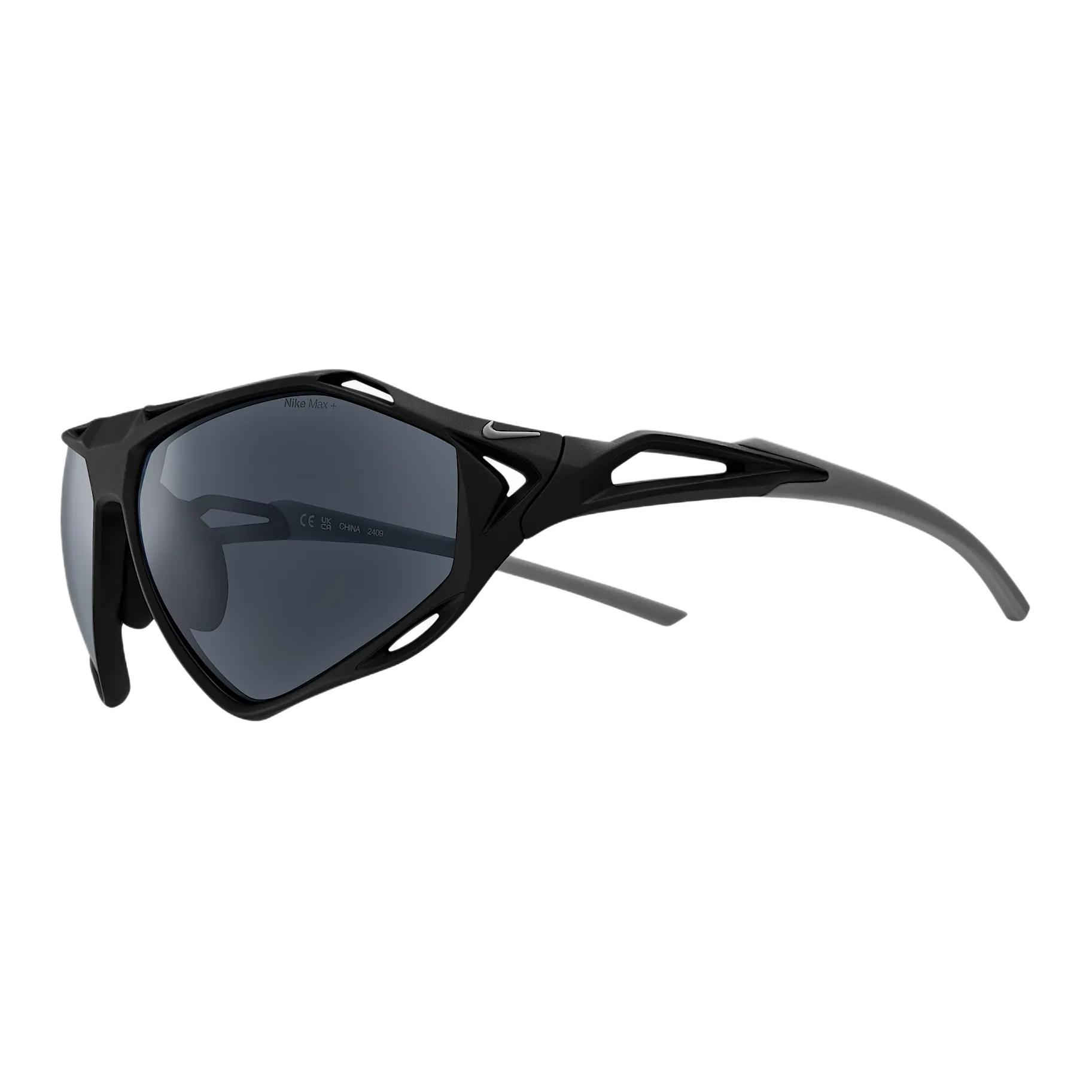 Nike Hollow Design Injection Irregular Shape Sunglasses Unisex sunglasses Black IF1120X-010 F,Black