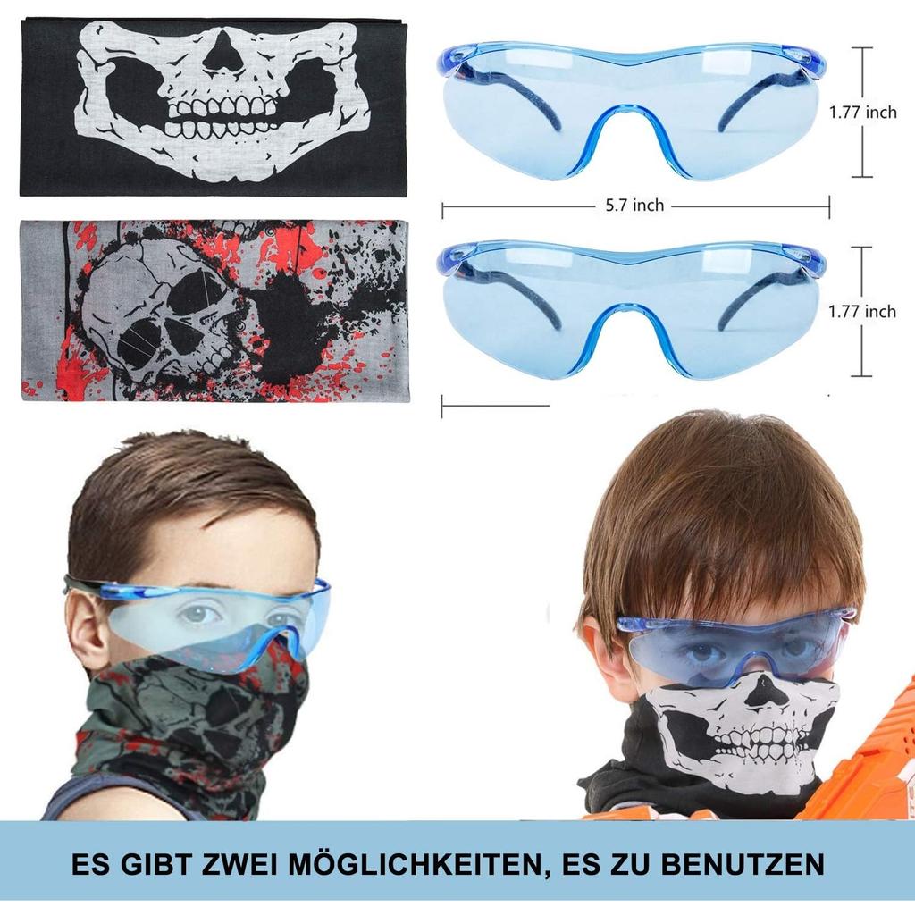 Lunette Protection Enfant Lunettes De Protection Nerf Lot De