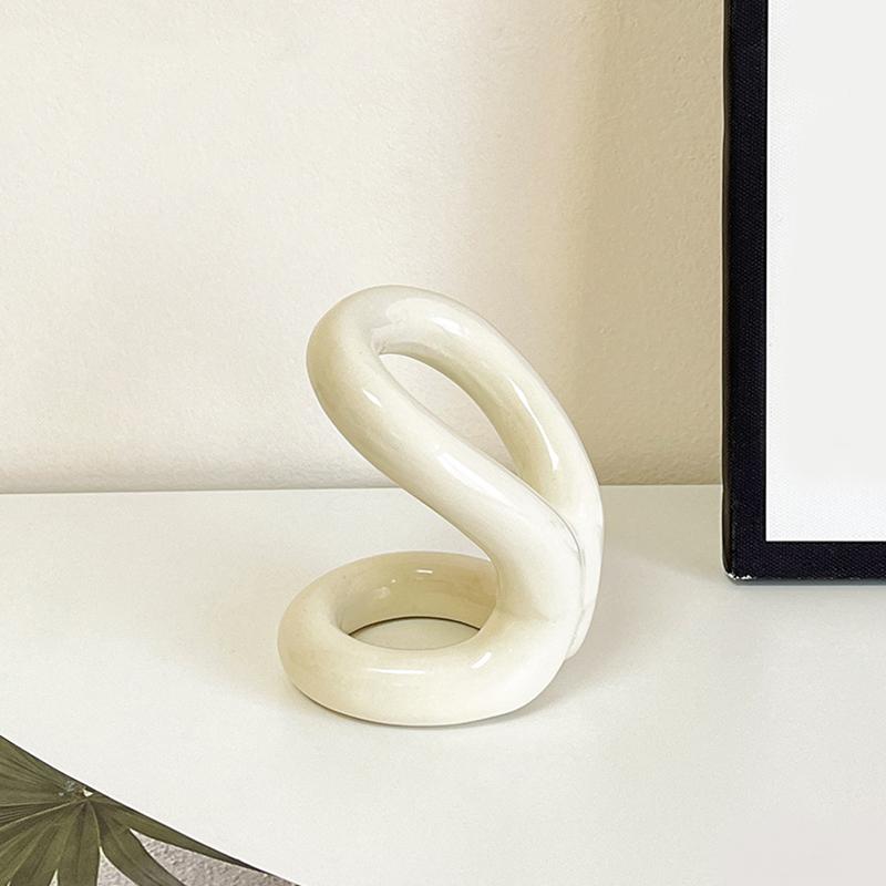 

1 шт. Органайзер для косметики INS Multi Holder для ванной комнаты, керамический держатель для зубных щеток, минималистичный, 10x7,2x9 см бежевый