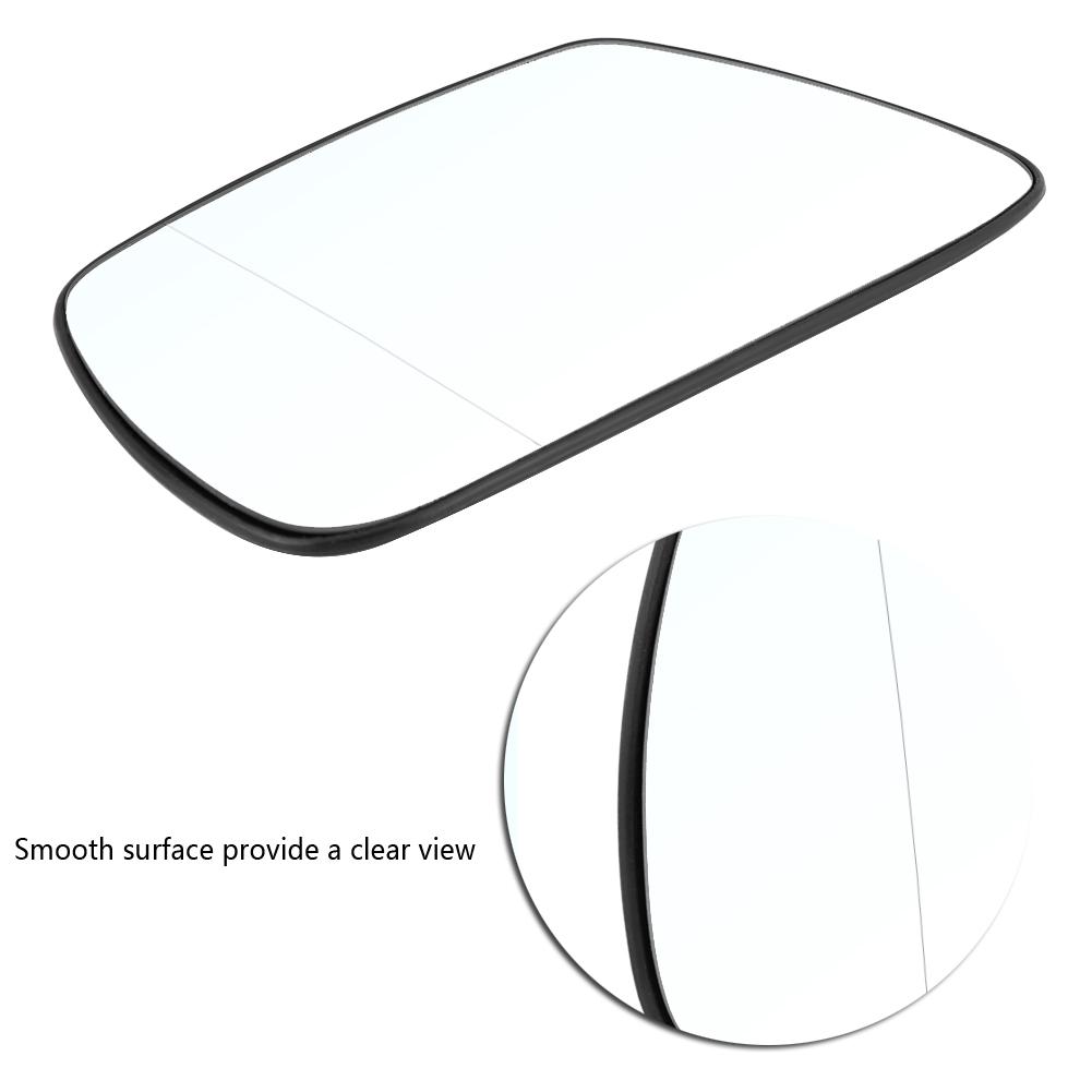 Sklo vyhřívaného zpětného zrcátka na levé straně dveří pro Jeep Grand Cherokee 2005–2010