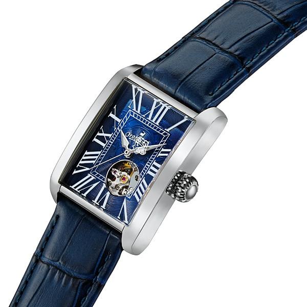 Orobianco Navy Dial Navy Leather OR007-5 Wrist Watch