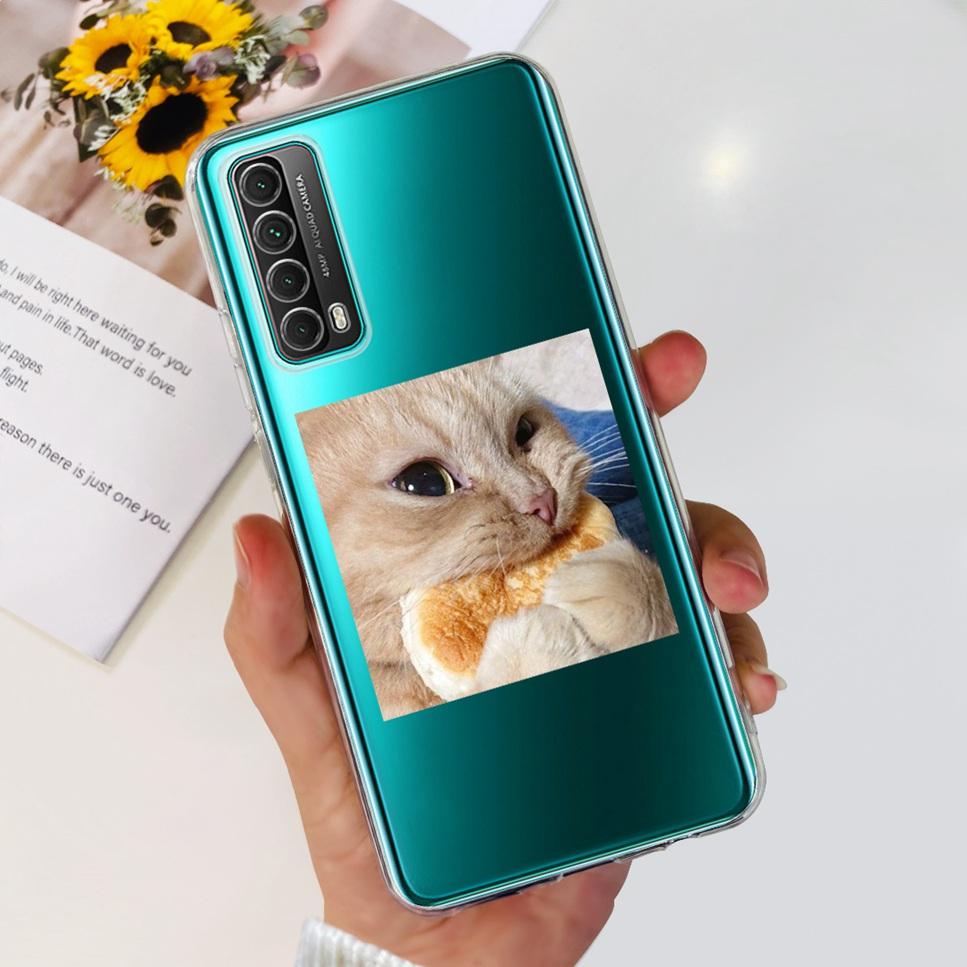 For Huawei P smart 2021 Case New Design Fashion Print Soft Silicone TPU Cover For Huawei P Smart 2021 PPA-LX1 Phone Case Fundas