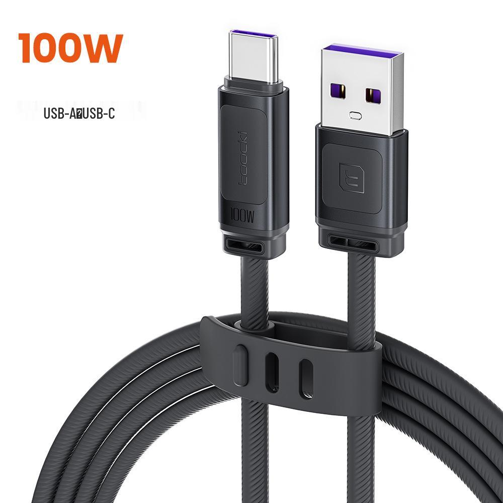 

Toocki 120W Universal Silicone Charging Cable for Xiaomi, OPPO, Huawei, Apple