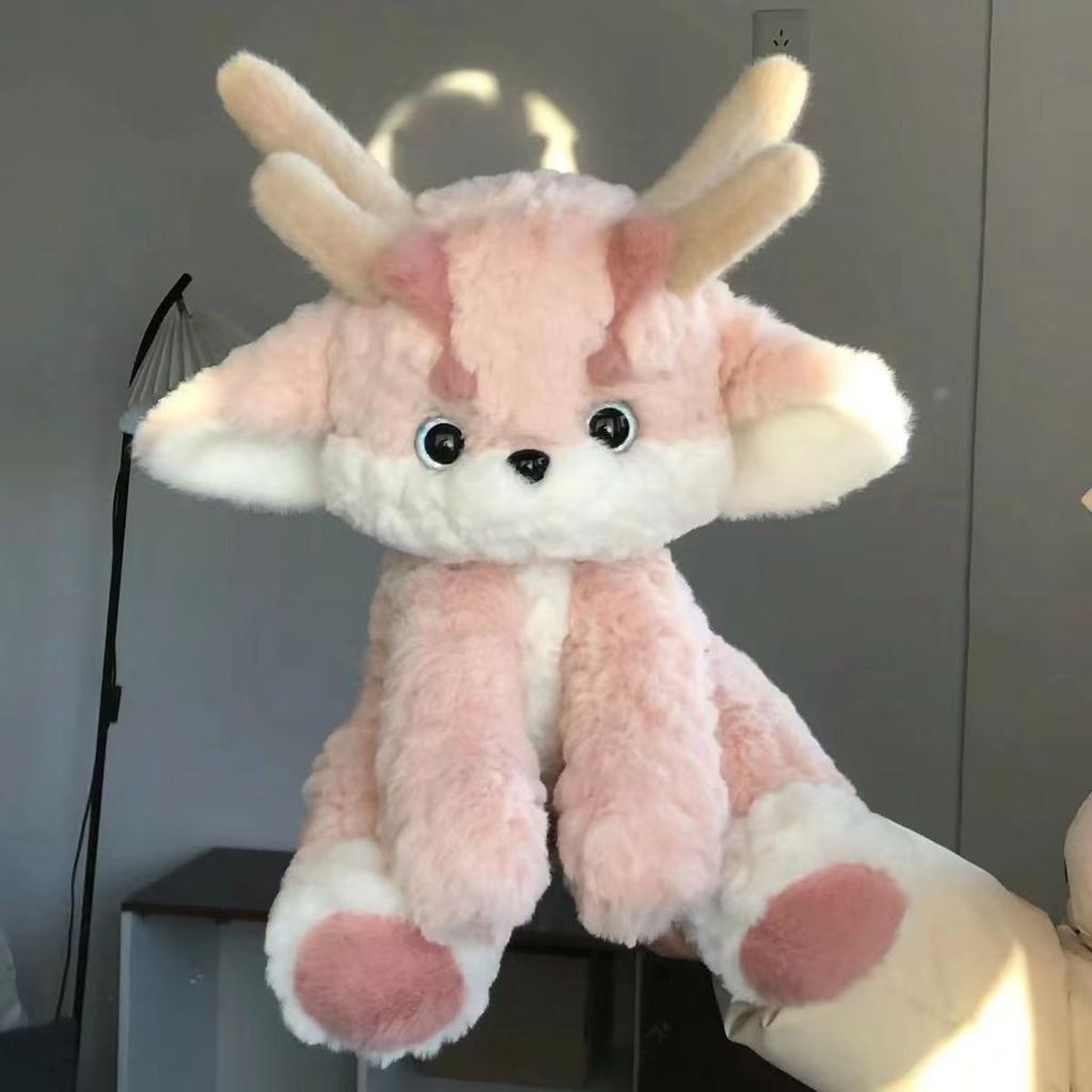 New Year's Popular Birthday Year Little Pink Dragon Plush Doll Doll Cute Sleeping Pillow Sleeping Girl Birthday Gift