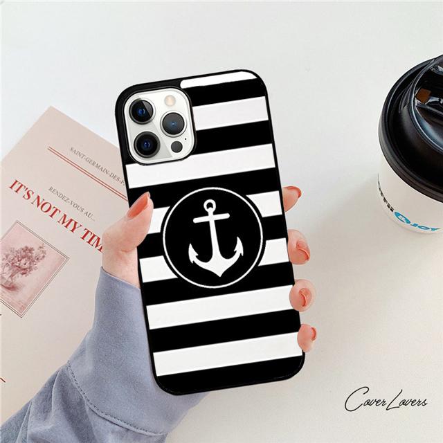 Anchor Compass Nautical Sailor Sailing Phone Case For iPhone 17 Air 16 15 14 Plus Apple 11 12 13 Pro Max Coque