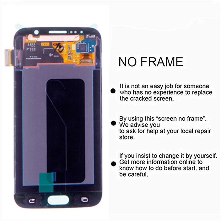 Touch Screen Digitizer w/ Frame For Samsung Galaxy S6 G920F LCD Display Replace