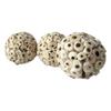3Pcs Bird Shreddable Sola Balls Parrot Foraging Toy Natural Material for Cockatoo African for Grey Macaw