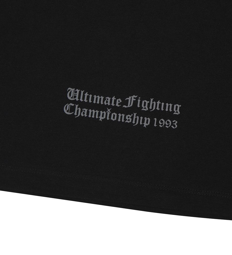 UFC SPORT Ufc Gothic Oversized Long Sleeve T-Shirt Black U2Lsw3304Bk