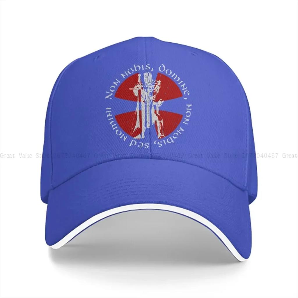 Washed Men's Baseball Cap Templar Cross Trucker Snapback Caps Dad Hat Knights Templar Golf Hats
