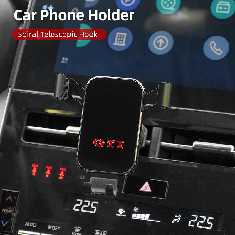 Car Phone Holder Air Vent Clip Navigation Stand Auto Interior Accessories For Volkswagen VW Golf Polo Tiguan T5 Passat b6 Jetta