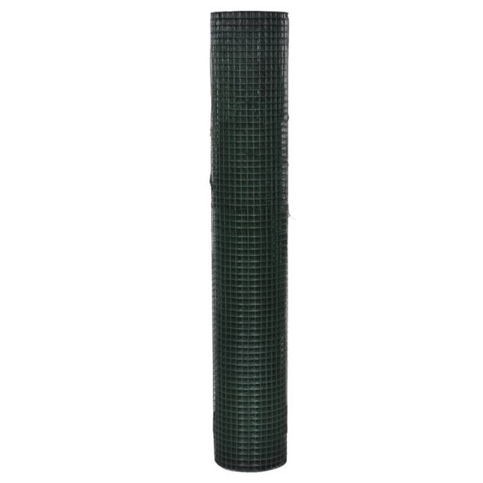 Plastic-coated Square Mesh 1m X 10 M, Mesh 12 X 12 Mm 140433