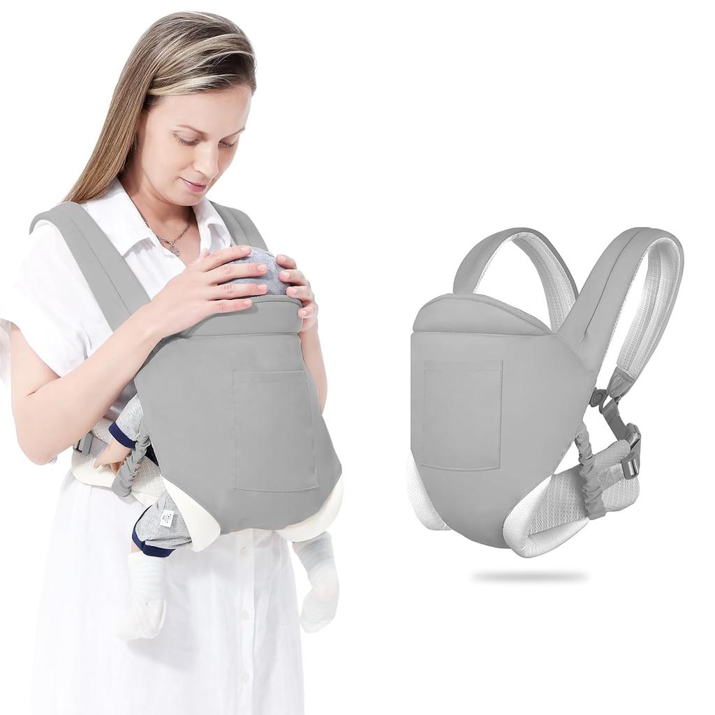 Breathable Baby Carrier, Newborn To Toddler, with Adjustable Hip Seat, 7-45 Lbs