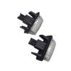2PCS White For Toyota Yaris/Vitz Camry Corolla Prius C Ractis Verso S Led Licence Number Plate LED Lamp Light